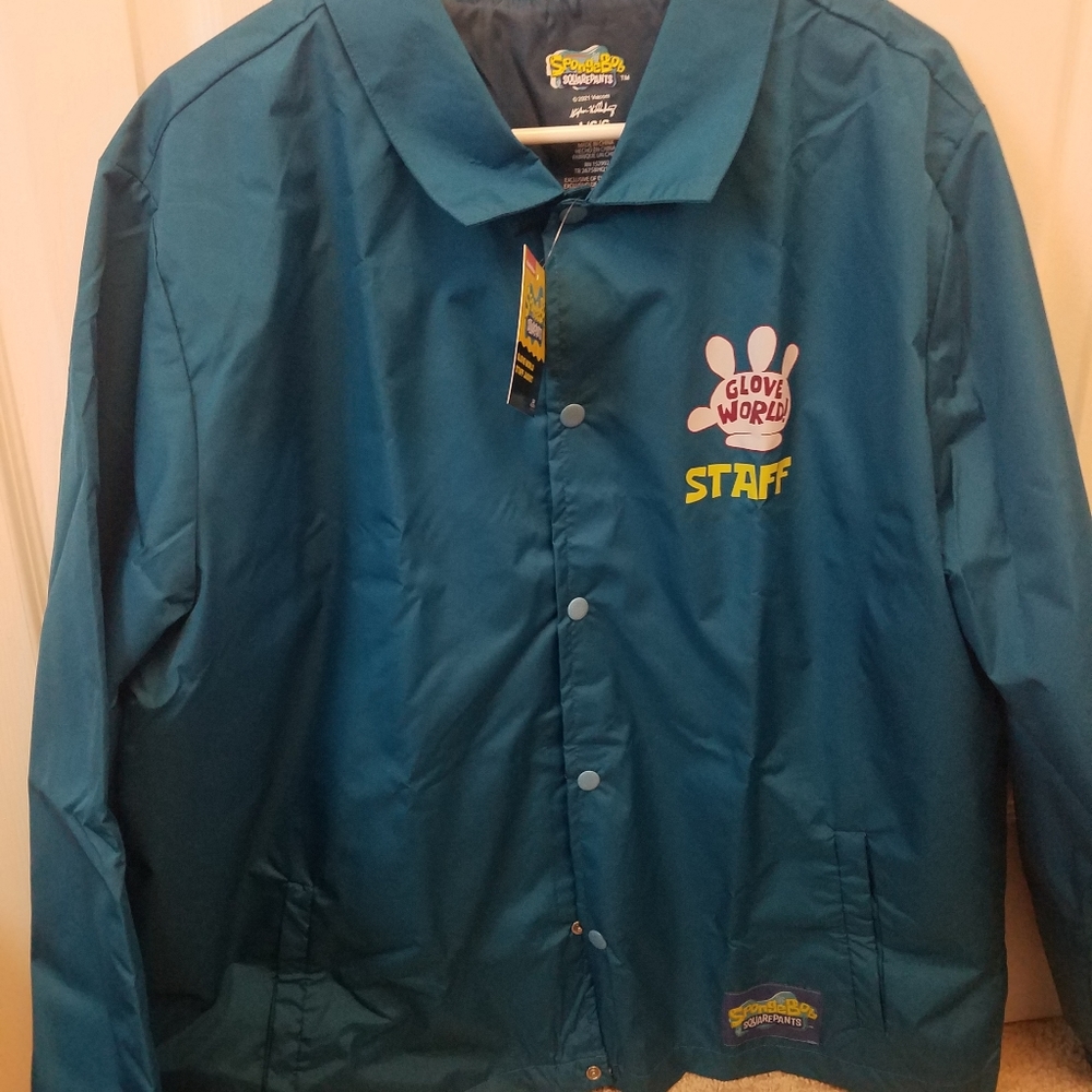 Spongebob glove world jacket L